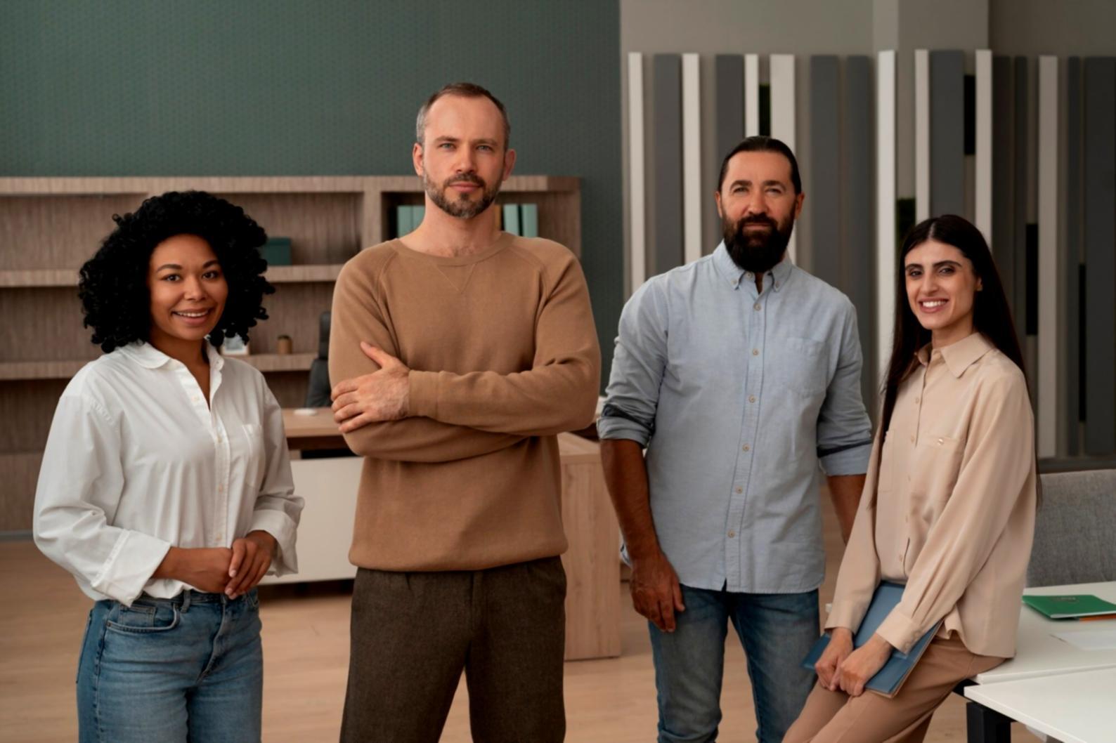 Especialistas en formación financiera durante sesión de capacitación empresarial